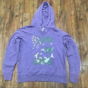 Lucky purple sweatshirt